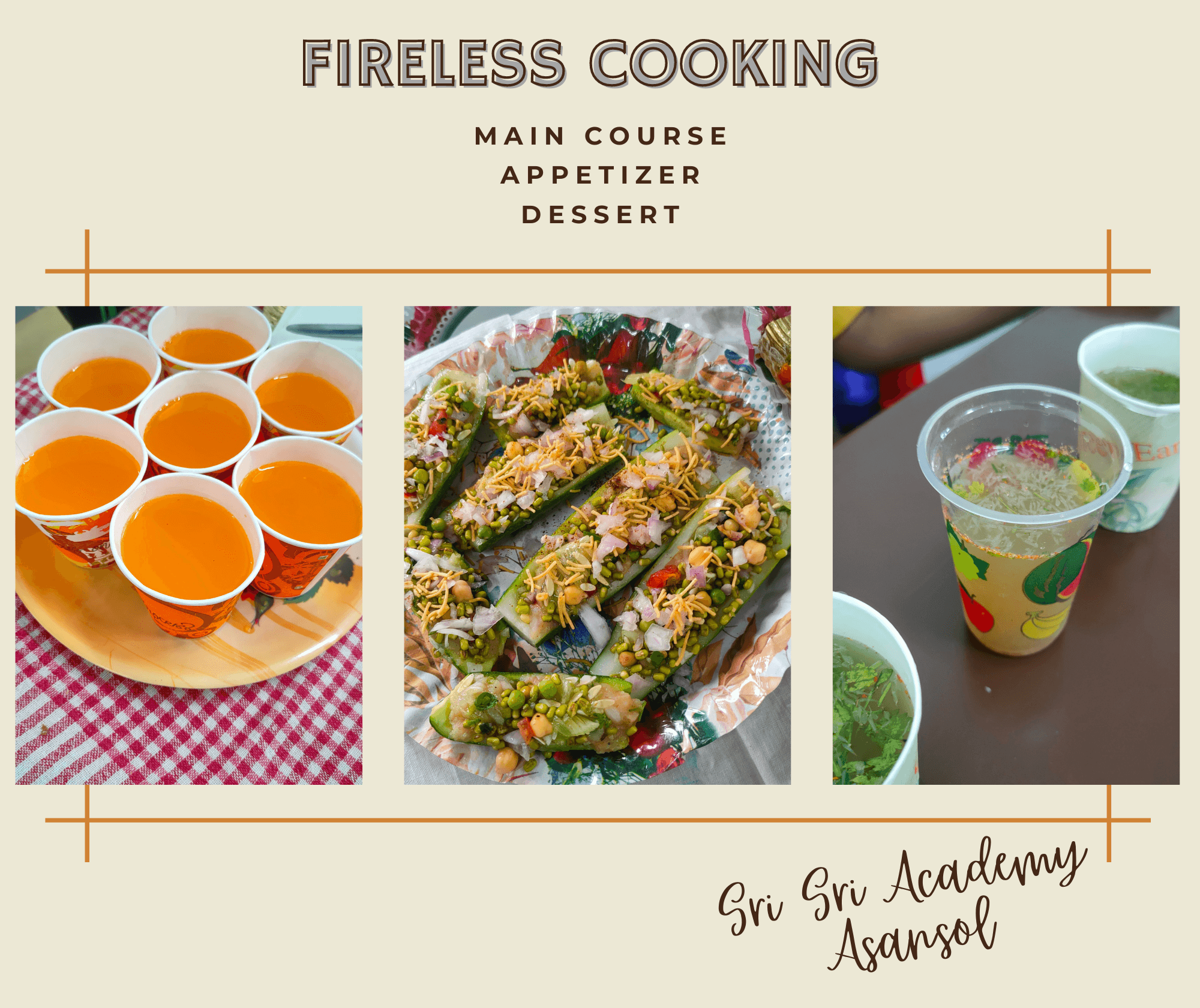 Fireless Cooking Event at Sri Sri Academy, Asansol